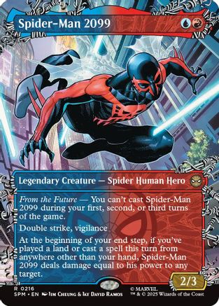 Spider-Man 2099 (0216) (Borderless) (SPM-216) [Marvel's Spider-Man]