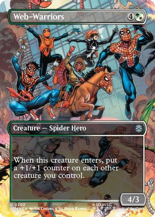 Web-Warriors (Borderless) (SPM-203) [Marvel's Spider-Man] Foil