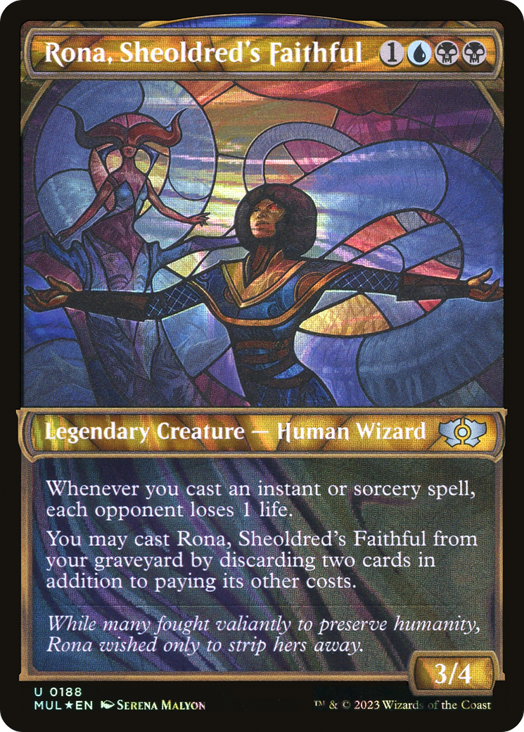 Rona, Sheoldred's Faithful (MUL-188) [Multiverse Legends]: (Showcase) Foil
