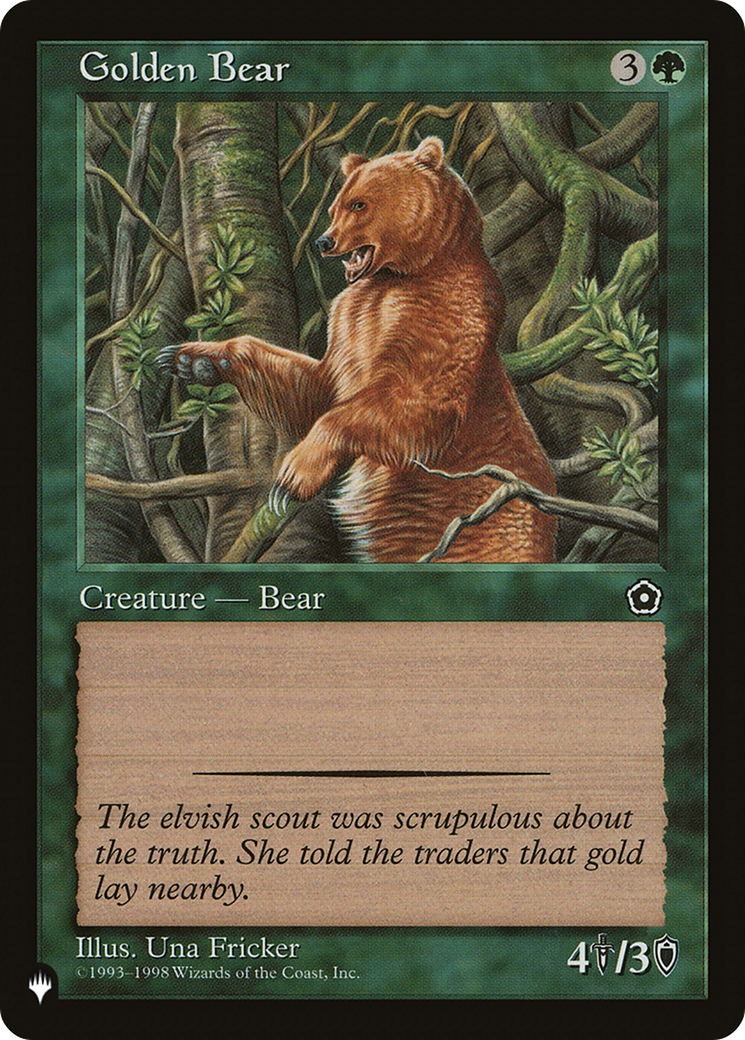 Golden Bear (LIST-P02-127) [The List]