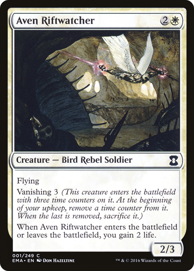 Aven Riftwatcher (EMA-001) [Eternal Masters] Foil