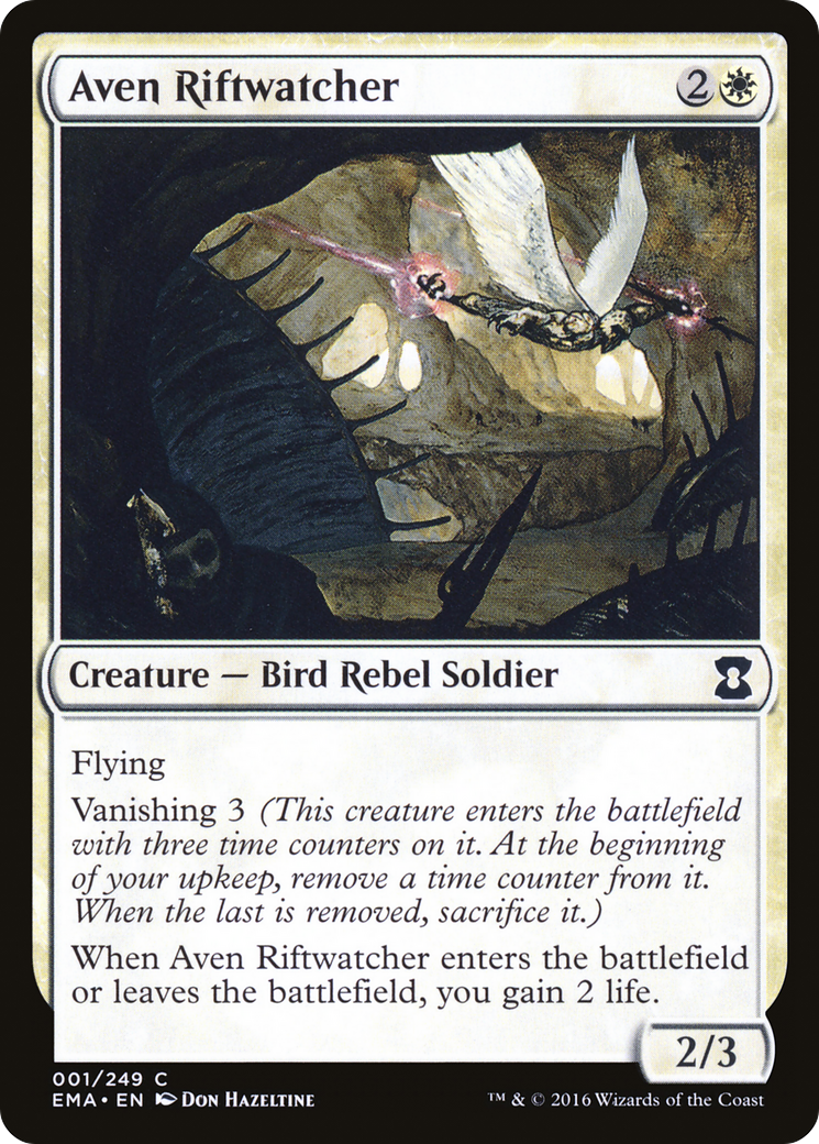 Aven Riftwatcher (EMA-001) [Eternal Masters]