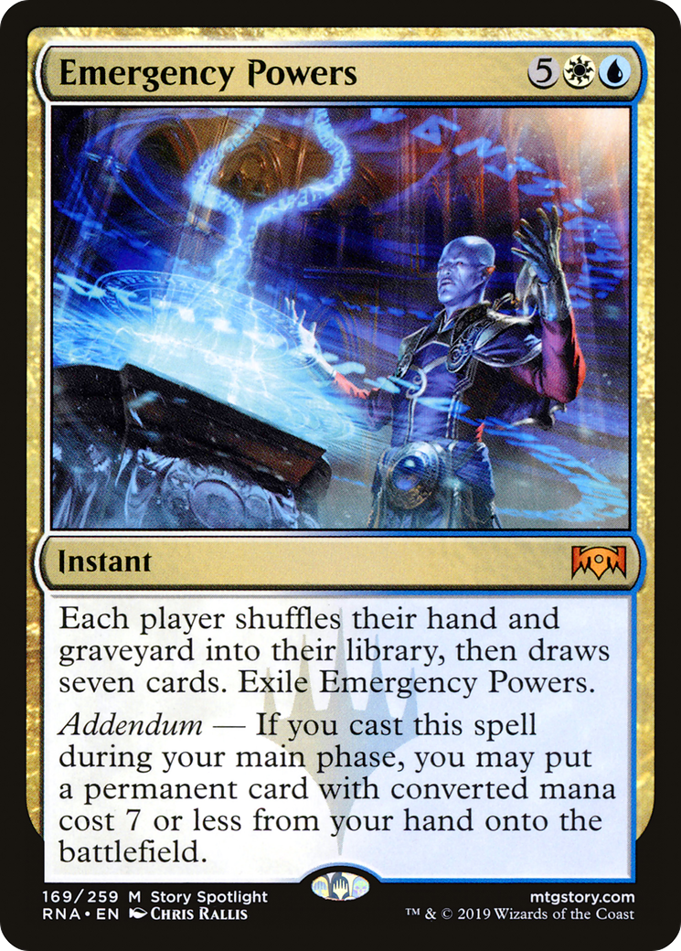 Emergency Powers (RNA-169) [Ravnica Allegiance] Foil