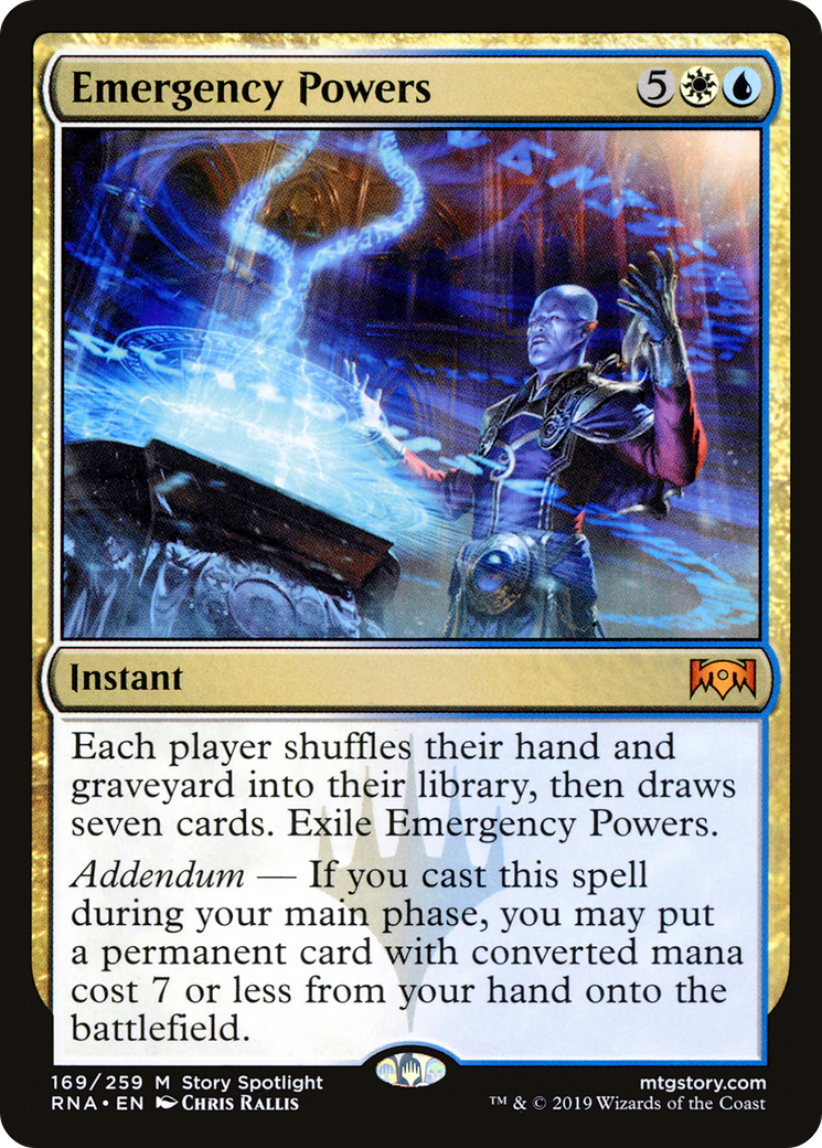 Emergency Powers (RNA-169) [Ravnica Allegiance]