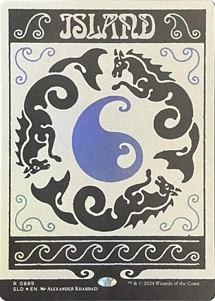 Island (0889) (Rainbow Foil) (SLD-889) [Secret Lair Drop Series] Foil