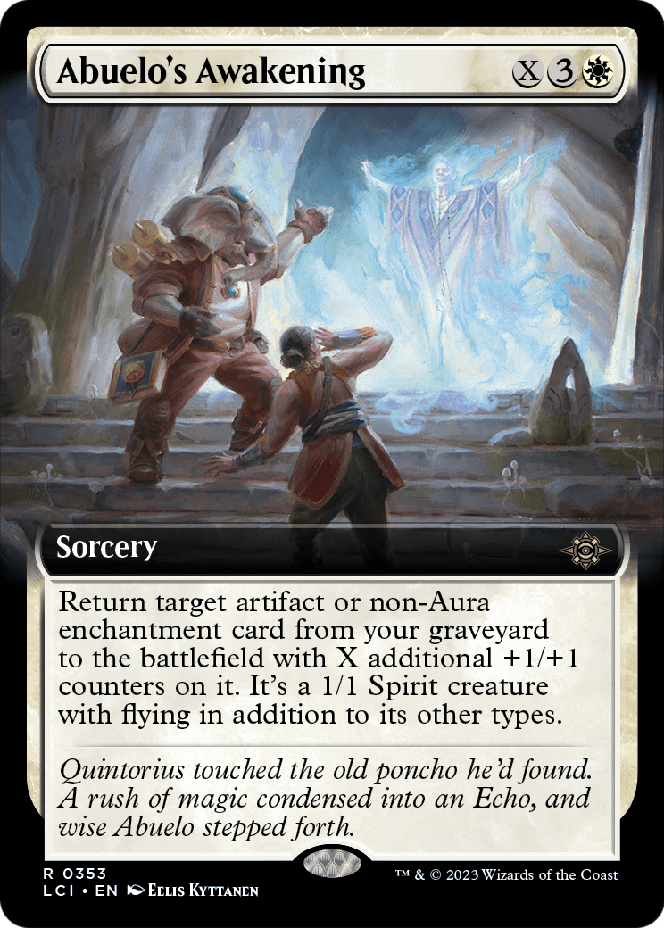 Abuelo's Awakening (Extended Art) (LCI-353) [The Lost Caverns of Ixalan]