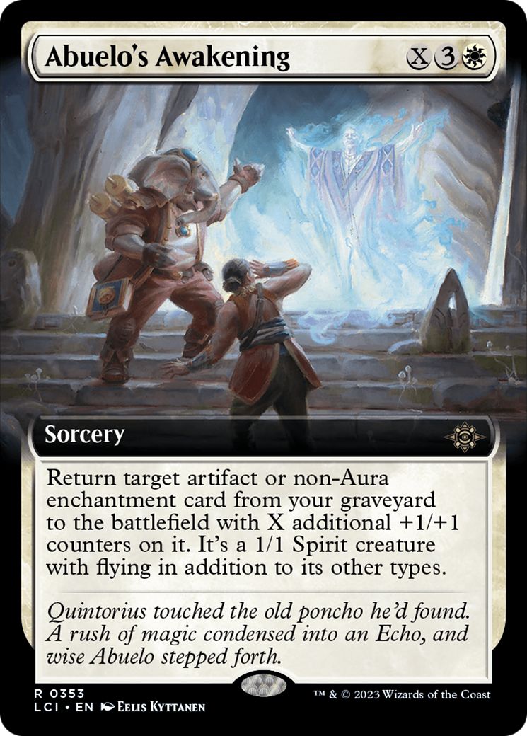 Abuelo's Awakening (LCI-353) [The Lost Caverns of Ixalan]: (Extended Art)