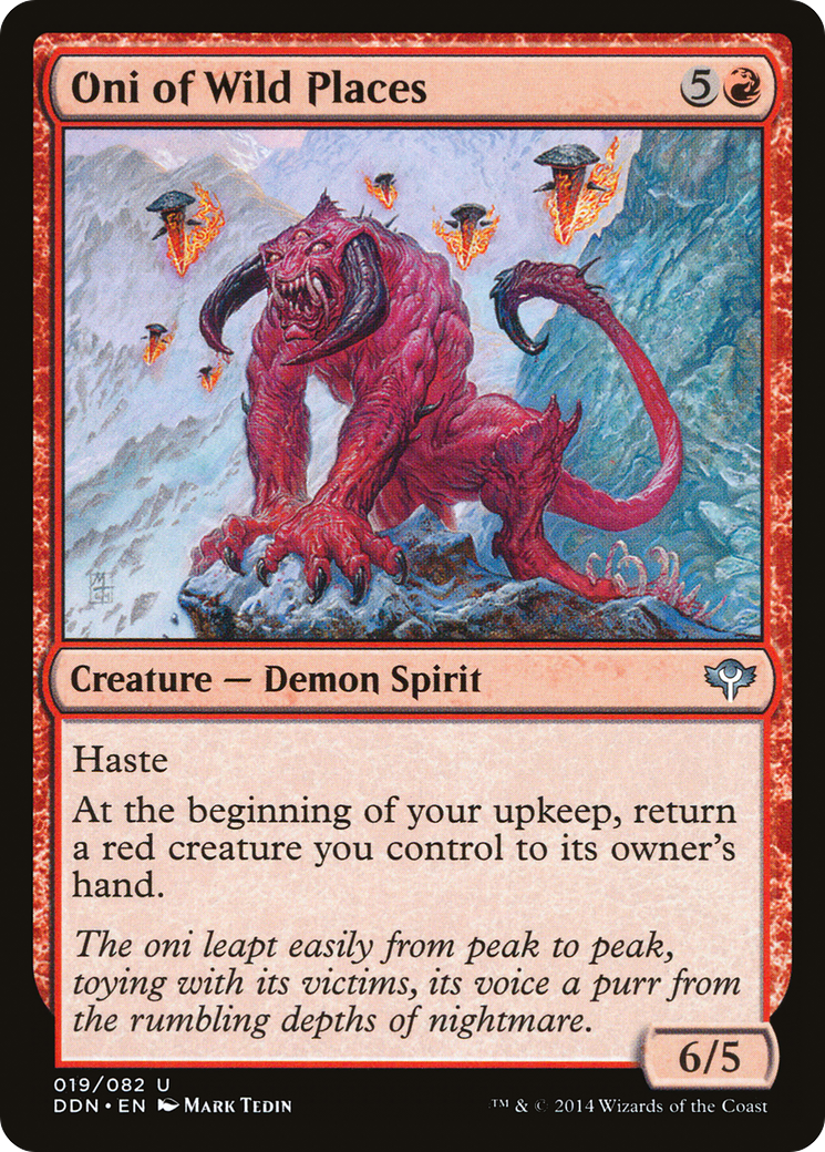 Oni of Wild Places (DDN-019) [Duel Decks: Speed vs. Cunning]