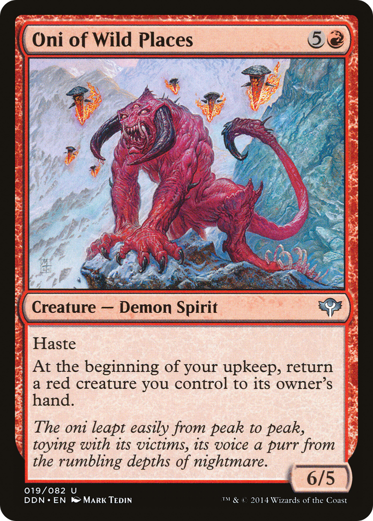 Oni of Wild Places (DDN-019) [Duel Decks: Speed vs. Cunning]