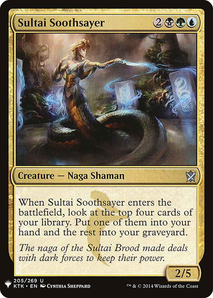 Sultai Soothsayer (LIST-KTK-205) [The List]