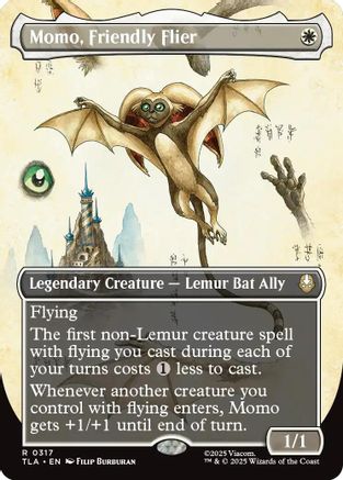 Momo, Friendly Flier (Borderless) (TLA-317) [Avatar: The Last Airbender] Foil