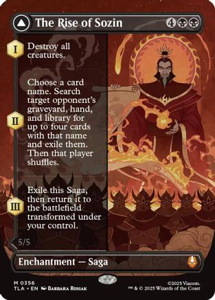 The Rise of Sozin (Borderless) (TLA-356) [Avatar: The Last Airbender] Foil