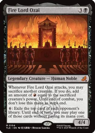 Fire Lord Ozai (TLE-104) [Avatar: The Last Airbender: Eternal-Legal] Foil
