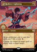 Redirect Lightning (Showcase) (TLA-343) [Avatar: The Last Airbender]