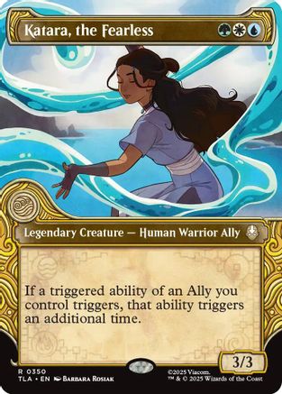 Katara, the Fearless (Showcase) (TLA-350) [Avatar: The Last Airbender] Foil