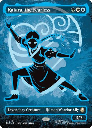 Katara, the Fearless (Borderless Battle Pose) (TLA-361) [Avatar: The Last Airbender] Foil