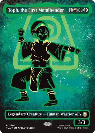 Toph, the First Metalbender (Borderless Battle Pose) (TLA-362) [Avatar: The Last Airbender] Foil