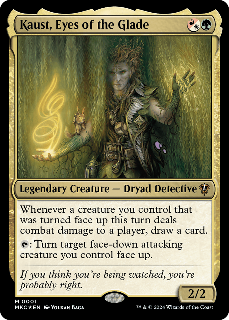 Kaust, Eyes of the Glade (MKC-001) [Murders at Karlov Manor Commander] Foil