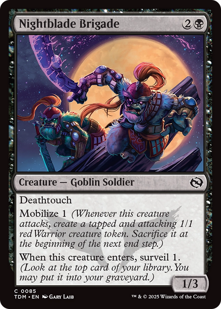 Nightblade Brigade (TDM-085) [Tarkir: Dragonstorm]