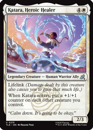 Katara, Heroic Healer (TLE-215) [Avatar: The Last Airbender: Eternal-Legal] Foil