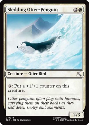 Sledding Otter-Penguin (TLE-218) [Avatar: The Last Airbender: Eternal-Legal]