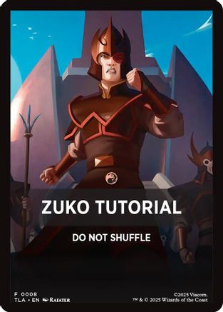 Zuko Tutorial Theme Card (TLE-008) [Avatar: The Last Airbender: Eternal-Legal]