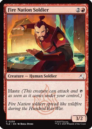 Fire Nation Soldier (TLE-238) [Avatar: The Last Airbender: Eternal-Legal] Foil