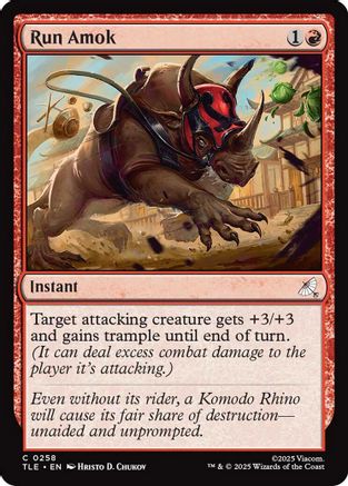 Run Amok (TLE-258) [Avatar: The Last Airbender: Eternal-Legal] Foil