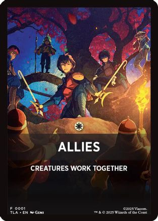 Allies Theme Card (TLE-001) [Avatar: The Last Airbender: Eternal-Legal]