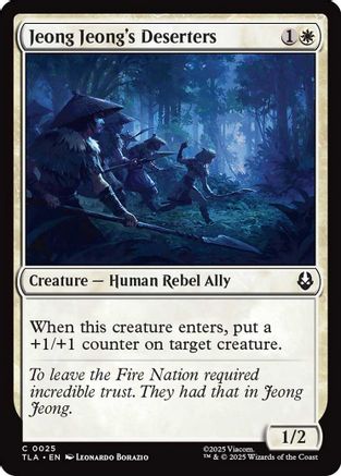 Jeong Jeong's Deserters (TLA-025) [Avatar: The Last Airbender]