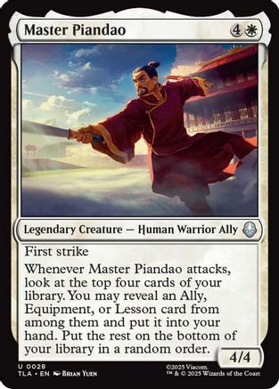 Master Piandao (TLA-028) [Avatar: The Last Airbender]