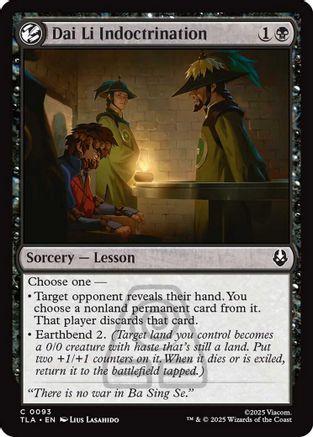 Dai Li Indoctrination (TLA-093) [Avatar: The Last Airbender] Foil