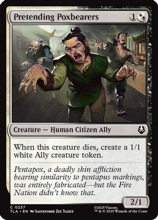 Pretending Poxbearers (TLA-237) [Avatar: The Last Airbender] Foil