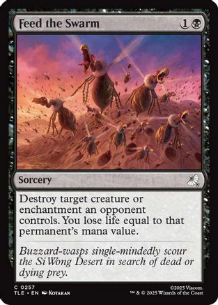 Feed the Swarm (TLE-257) [Avatar: The Last Airbender: Eternal-Legal] Foil