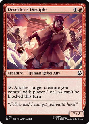 Deserter's Disciple (TLA-131) [Avatar: The Last Airbender]