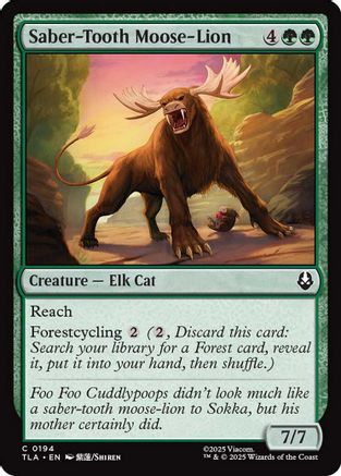 Saber-Tooth Moose-Lion (TLA-194) [Avatar: The Last Airbender] Foil