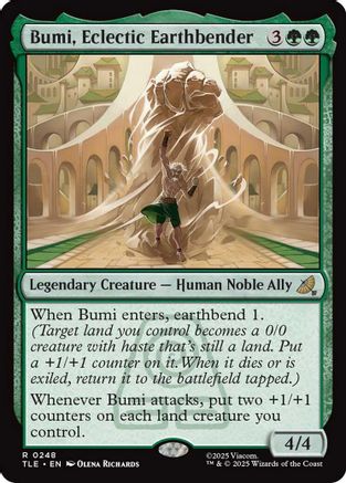 Bumi, Eclectic Earthbender (TLE-248) [Avatar: The Last Airbender: Eternal-Legal] Foil