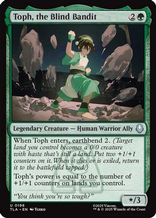 Toph, the Blind Bandit (TLA-198) [Avatar: The Last Airbender]