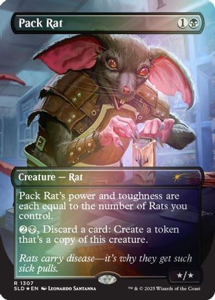 Pack Rat (1307) (SLD-1307) [Secret Lair Drop Series] Foil