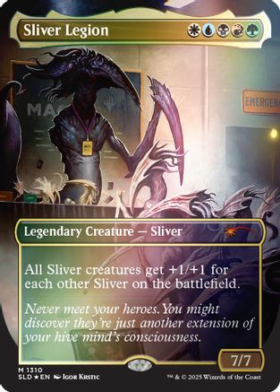 Sliver Legion (1310) (SLD-1310) [Secret Lair Drop Series] Foil