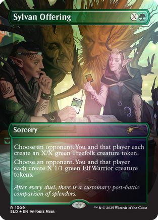 Sylvan Offering (SLD-1309) [Secret Lair Drop Series] Foil