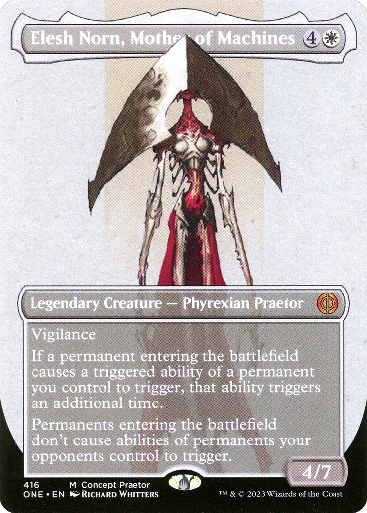 Elesh Norn, Mother of Machines (ONE-416) [Phyrexia: All Will Be One] (Borderless)