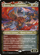 Risona, Asari Commander (NEO-425) [Kamigawa: Neon Dynasty]: (Showcase) Etched Foil