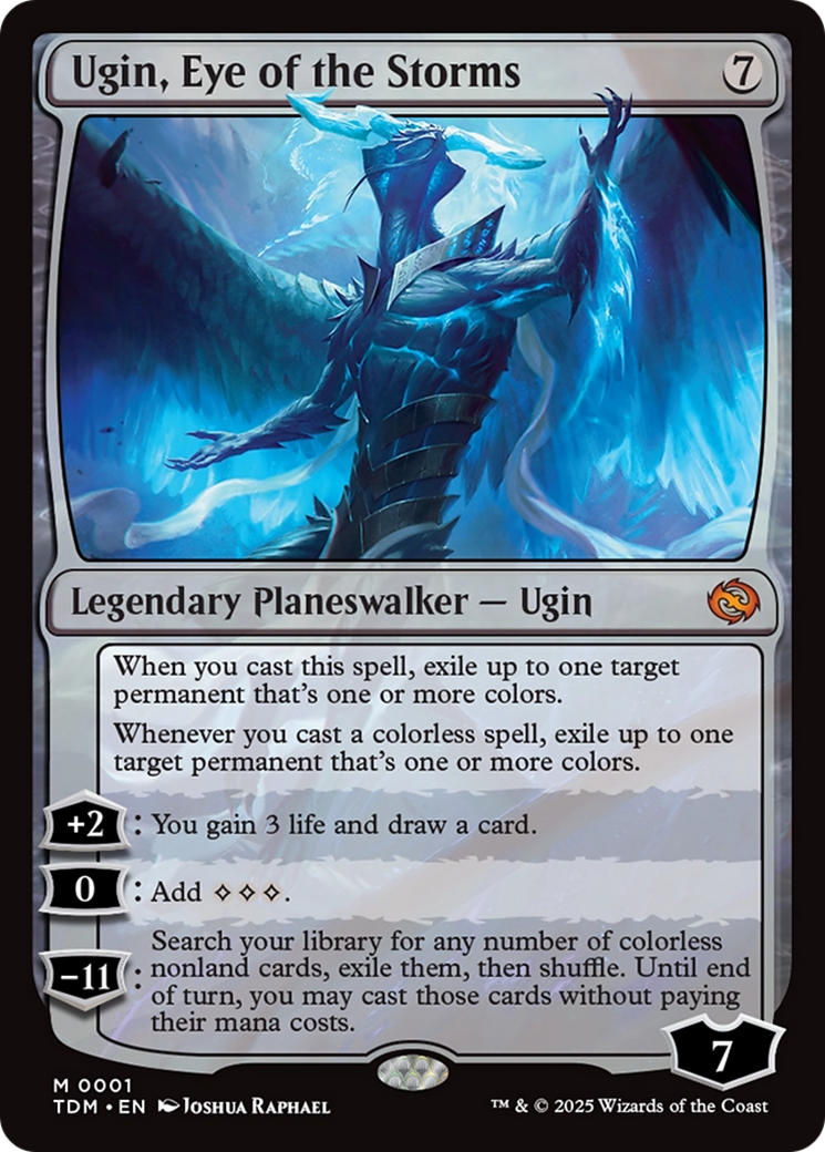 Ugin, Eye of the Storms (TDM-001) [Tarkir: Dragonstorm] Foil