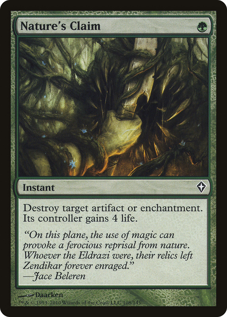 Nature's Claim (WWK-108) [Worldwake]