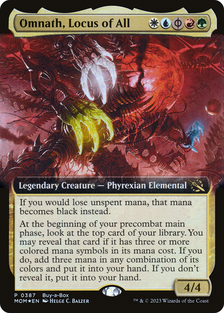 Omnath, Locus of All (BABP-387) [March of the Machine]: (Extended Art) Foil