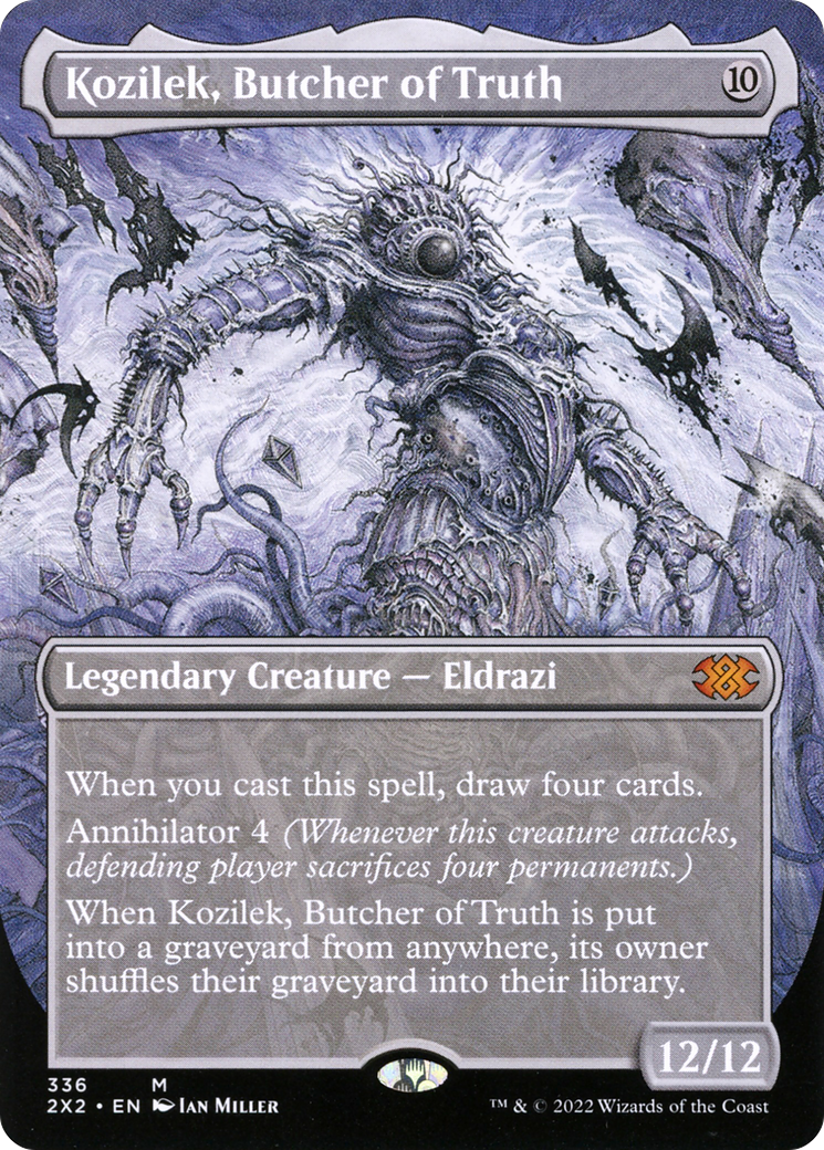 Kozilek, Butcher of Truth (2X2-336) [Double Masters 2022] (Borderless) Foil