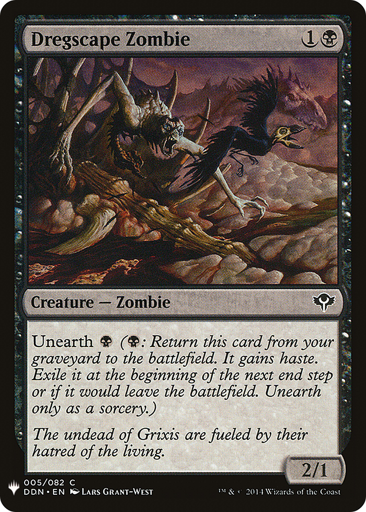 Dregscape Zombie (LIST-DDN-5) [The List]