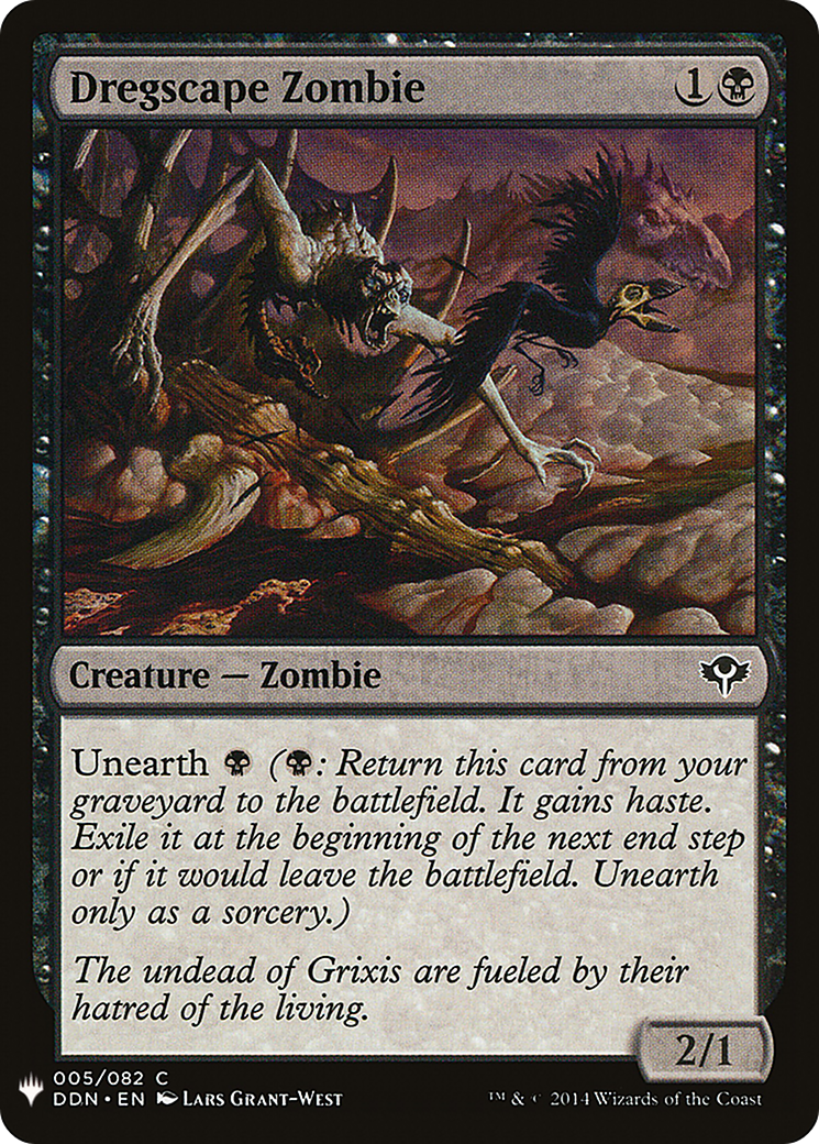 Dregscape Zombie (LIST-DDN-5) [The List]