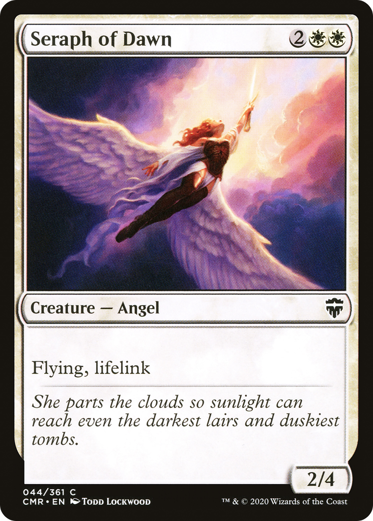 Seraph of Dawn (CMR-044) [Commander Legends] Foil